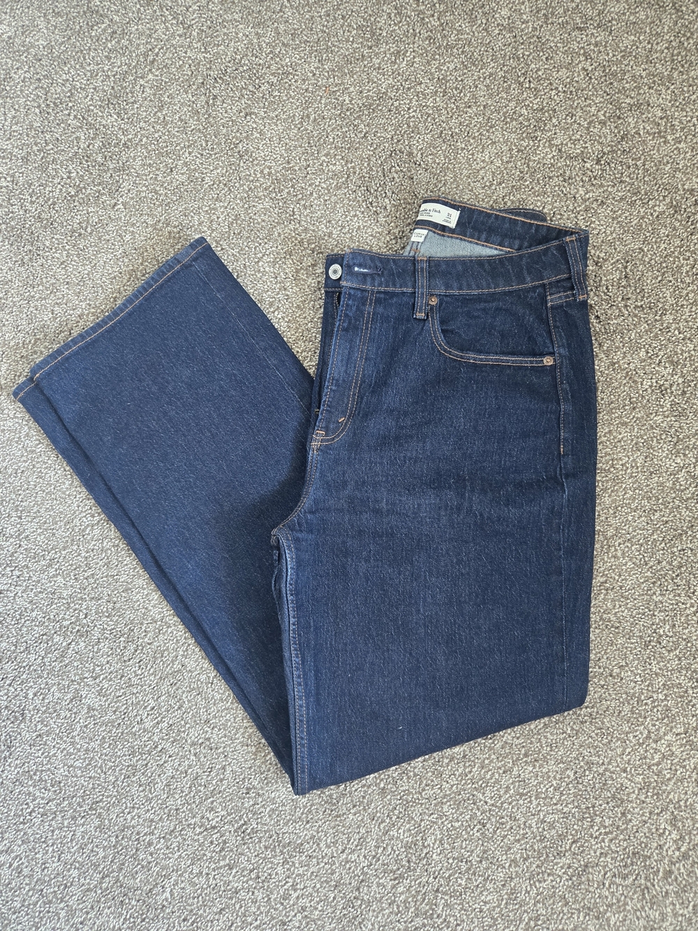 Abercrombie & Fitch Women's High Rise 90's Relaxed Jean